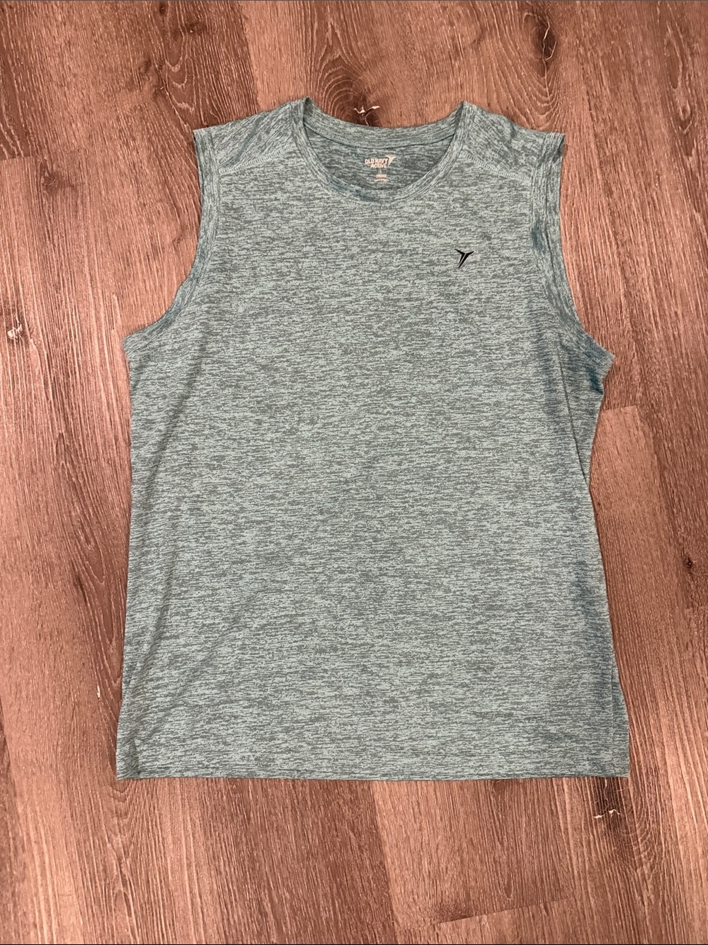 Old Navy Heathered Light Green Sleeveless Tank Top